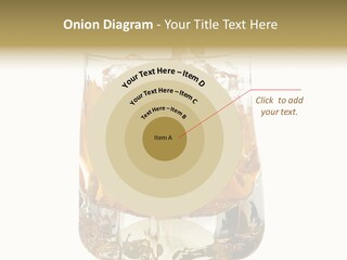 Sophisticated Drink Isolated PowerPoint Template