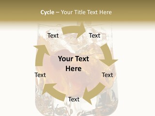 Sophisticated Drink Isolated PowerPoint Template