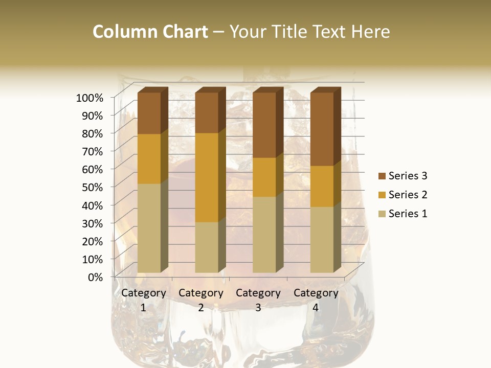 Sophisticated Drink Isolated PowerPoint Template