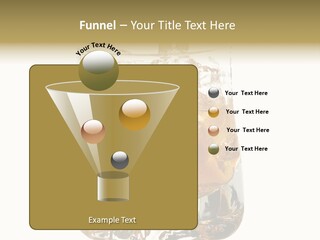 Sophisticated Drink Isolated PowerPoint Template