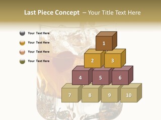 Sophisticated Drink Isolated PowerPoint Template