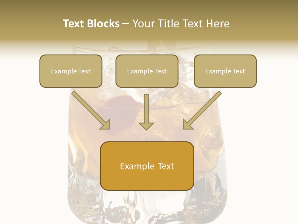 Sophisticated Drink Isolated PowerPoint Template