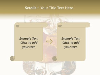 Sophisticated Drink Isolated PowerPoint Template