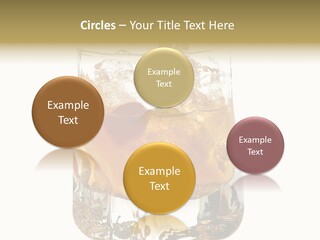 Sophisticated Drink Isolated PowerPoint Template