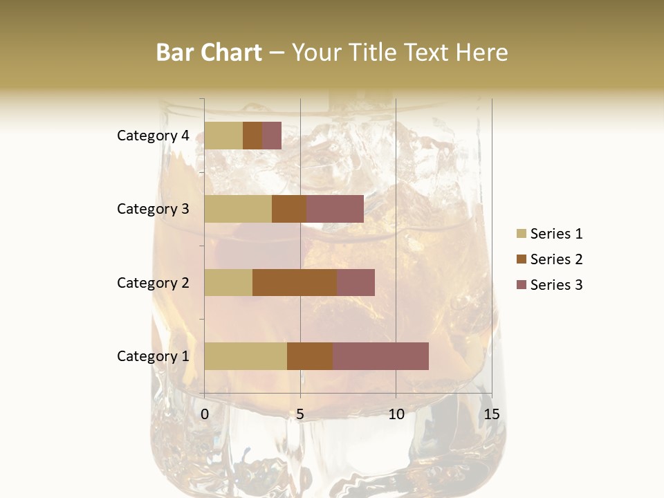 Sophisticated Drink Isolated PowerPoint Template