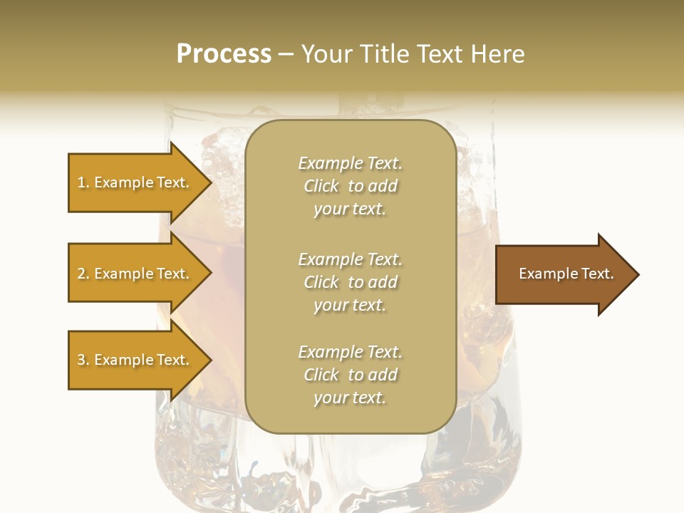 Sophisticated Drink Isolated PowerPoint Template