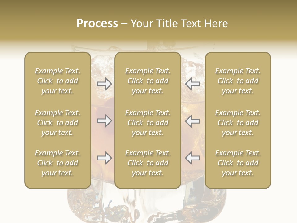 Sophisticated Drink Isolated PowerPoint Template