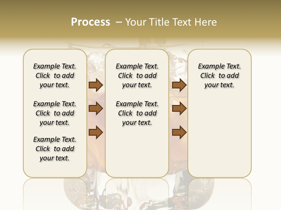 Sophisticated Drink Isolated PowerPoint Template