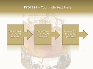 Sophisticated Drink Isolated PowerPoint Template