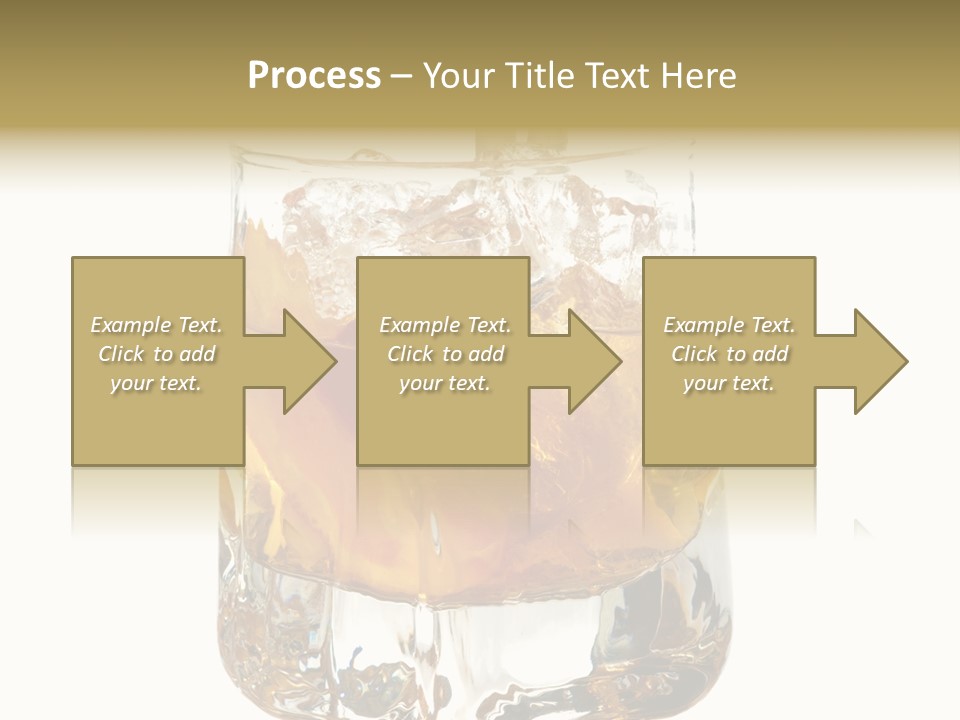 Sophisticated Drink Isolated PowerPoint Template