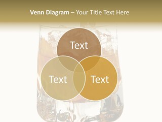 Sophisticated Drink Isolated PowerPoint Template