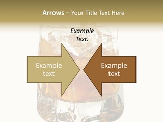 Sophisticated Drink Isolated PowerPoint Template