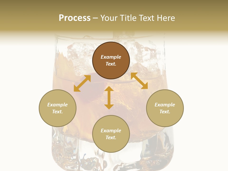 Sophisticated Drink Isolated PowerPoint Template