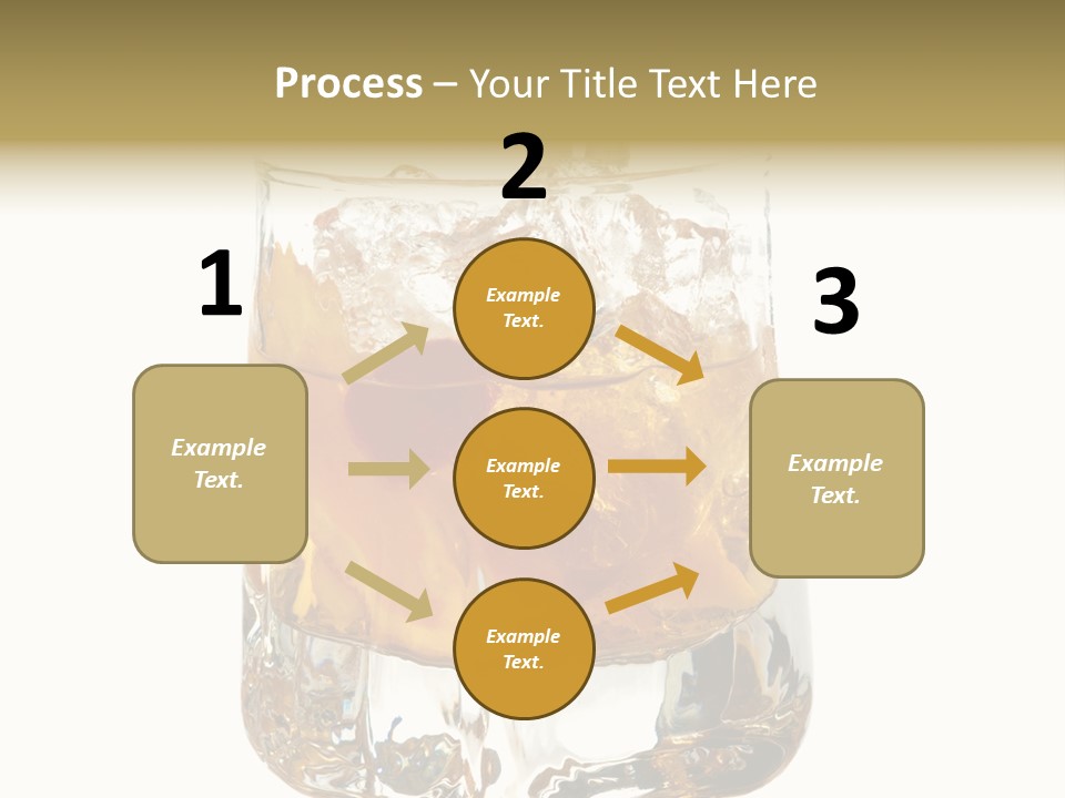 Sophisticated Drink Isolated PowerPoint Template