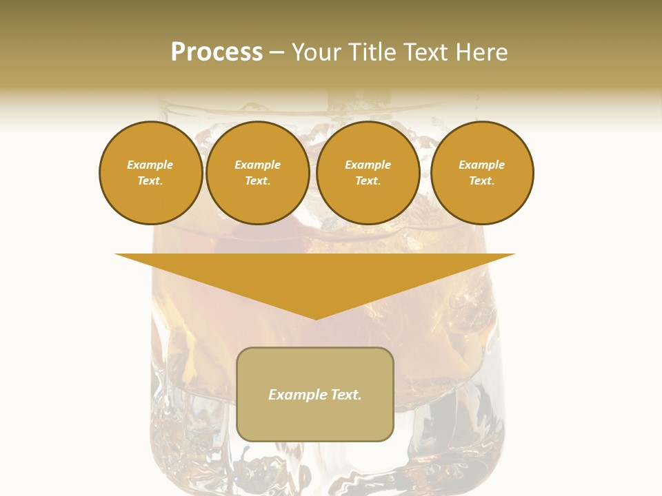 Sophisticated Drink Isolated PowerPoint Template