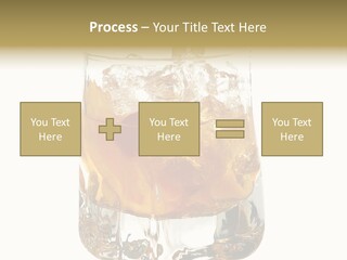 Sophisticated Drink Isolated PowerPoint Template