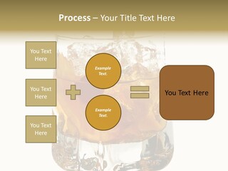 Sophisticated Drink Isolated PowerPoint Template
