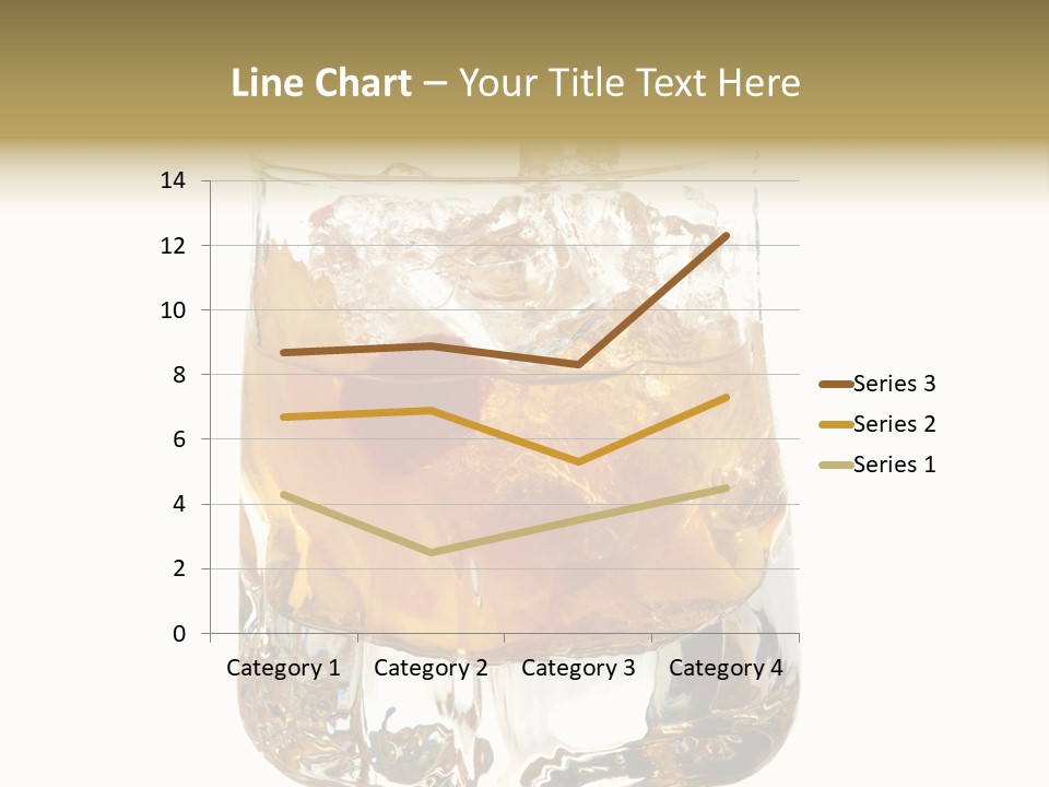 Sophisticated Drink Isolated PowerPoint Template
