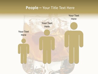 Sophisticated Drink Isolated PowerPoint Template