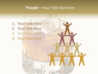 Sophisticated Drink Isolated PowerPoint Template