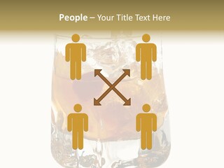 Sophisticated Drink Isolated PowerPoint Template