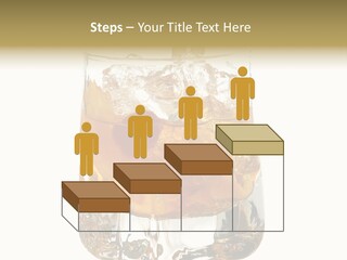 Sophisticated Drink Isolated PowerPoint Template