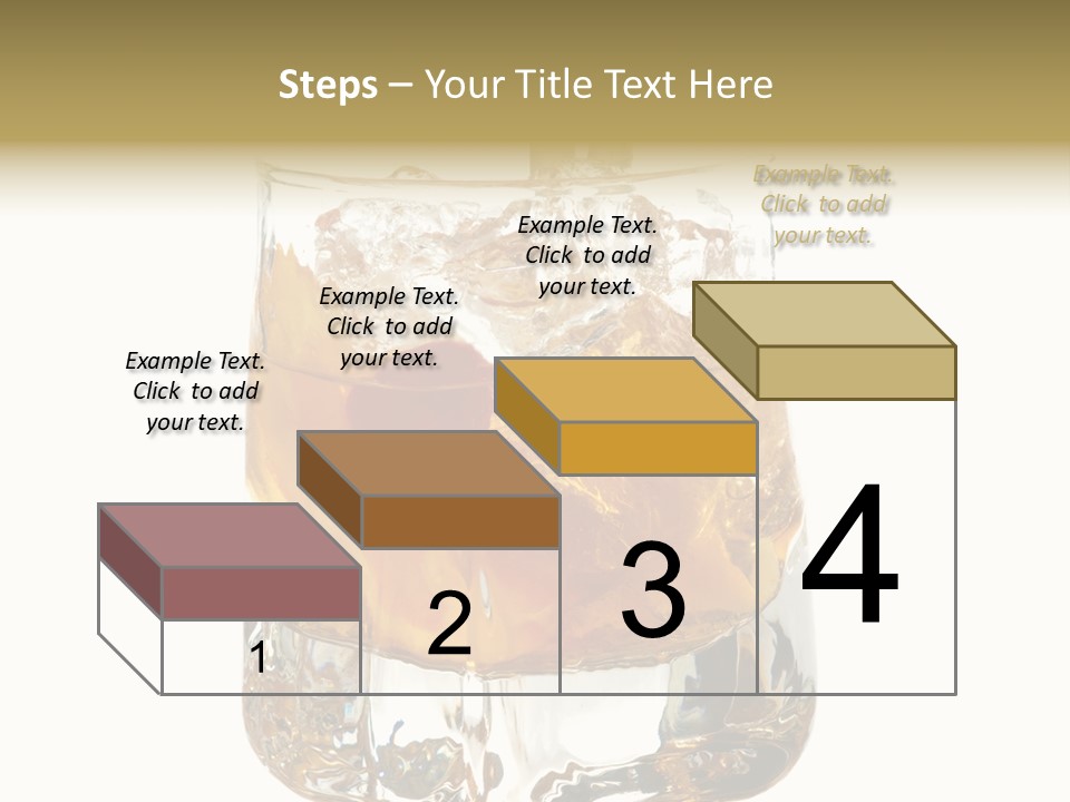 Sophisticated Drink Isolated PowerPoint Template