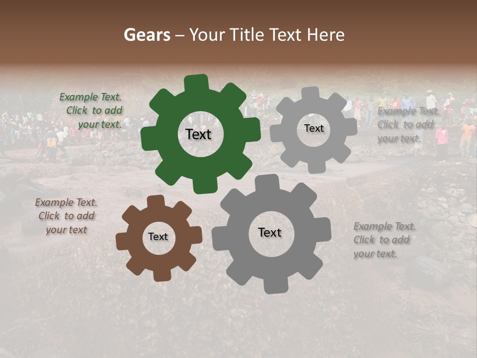 Police Travel Bridge PowerPoint Template