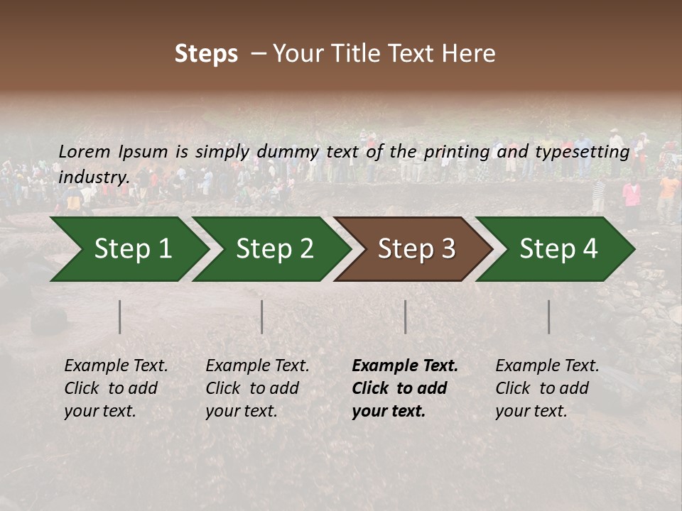 Police Travel Bridge PowerPoint Template