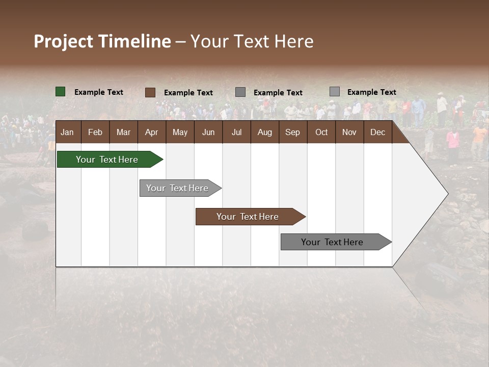 Police Travel Bridge PowerPoint Template