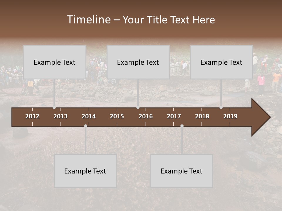 Police Travel Bridge PowerPoint Template