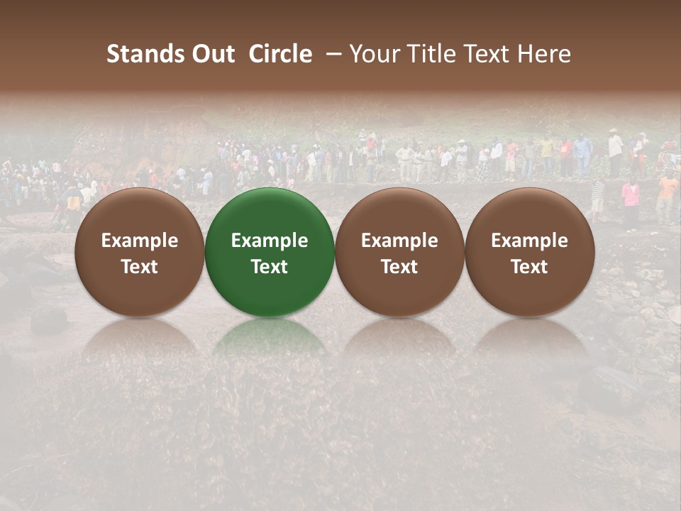 Police Travel Bridge PowerPoint Template