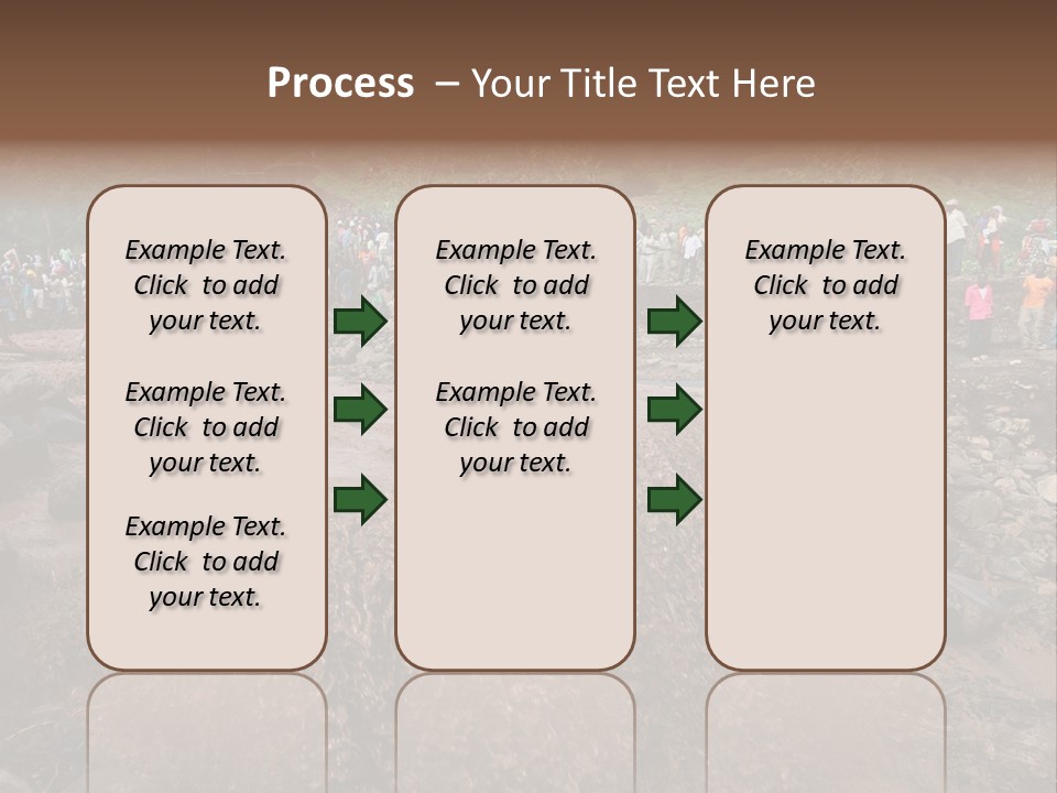 Police Travel Bridge PowerPoint Template