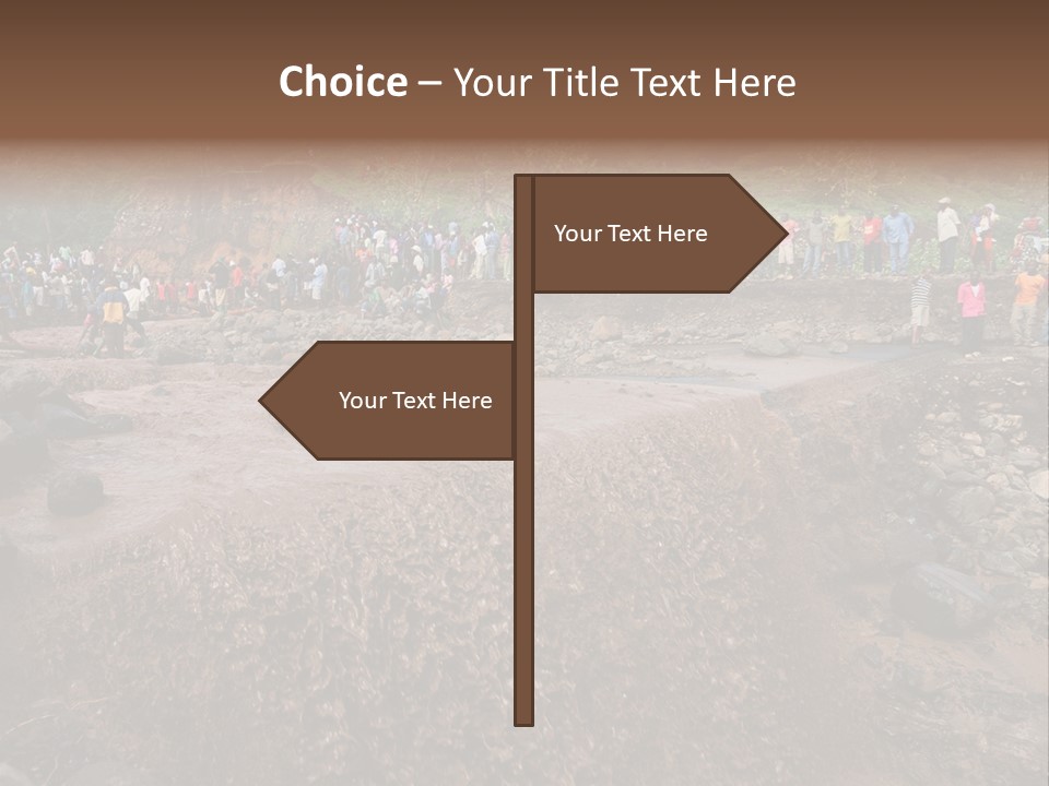 Police Travel Bridge PowerPoint Template