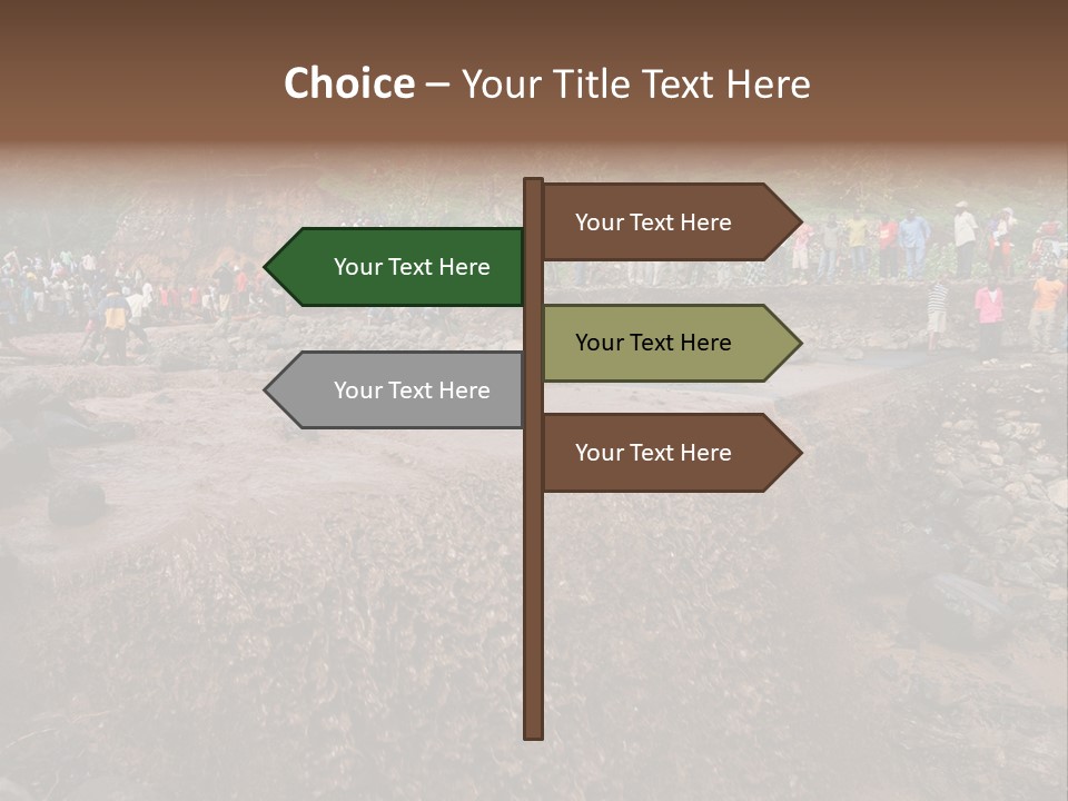Police Travel Bridge PowerPoint Template