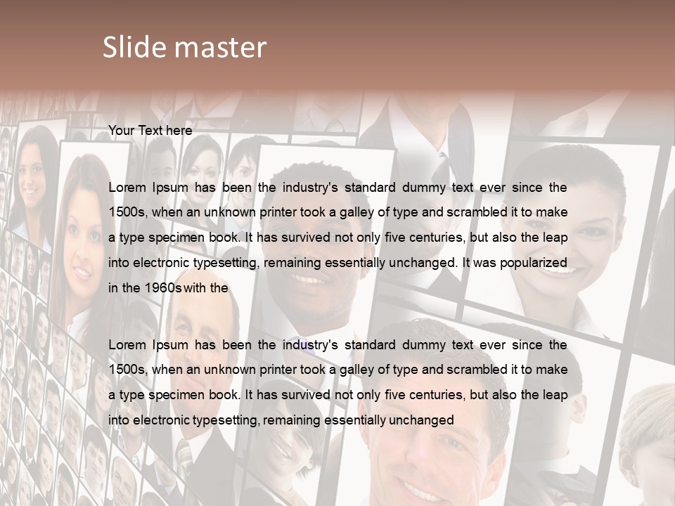 Adults Sunny Young PowerPoint Template