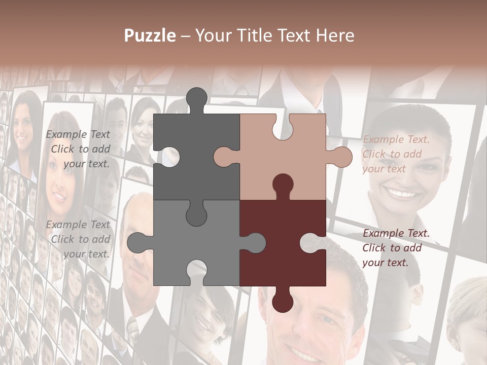 Adults Sunny Young PowerPoint Template