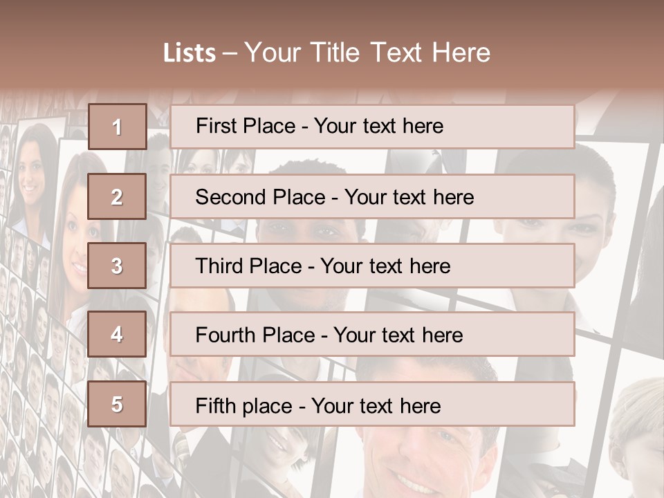 Adults Sunny Young PowerPoint Template