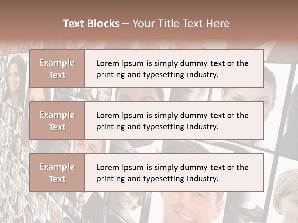 Adults Sunny Young PowerPoint Template