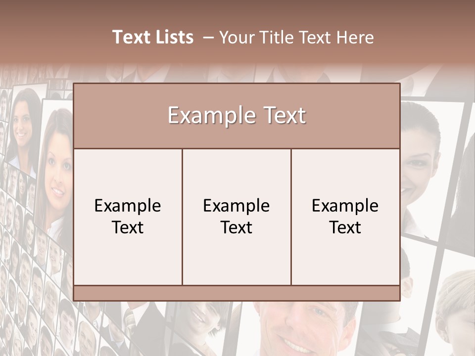 Adults Sunny Young PowerPoint Template
