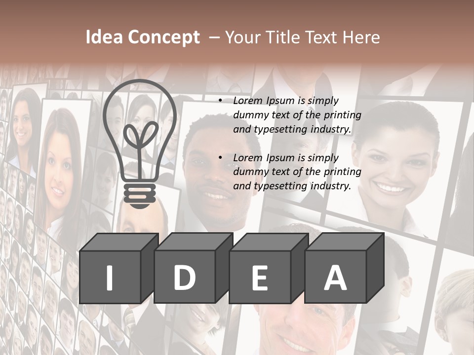 Adults Sunny Young PowerPoint Template