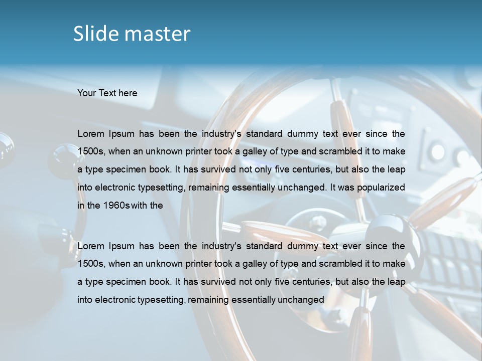 Marine Journey Energy PowerPoint Template