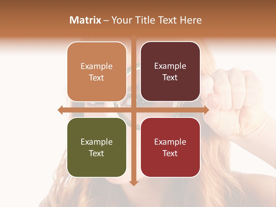 Spy Magnifying Shot PowerPoint Template