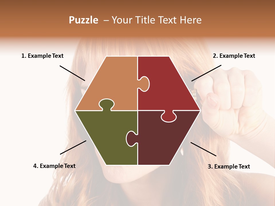 Spy Magnifying Shot PowerPoint Template