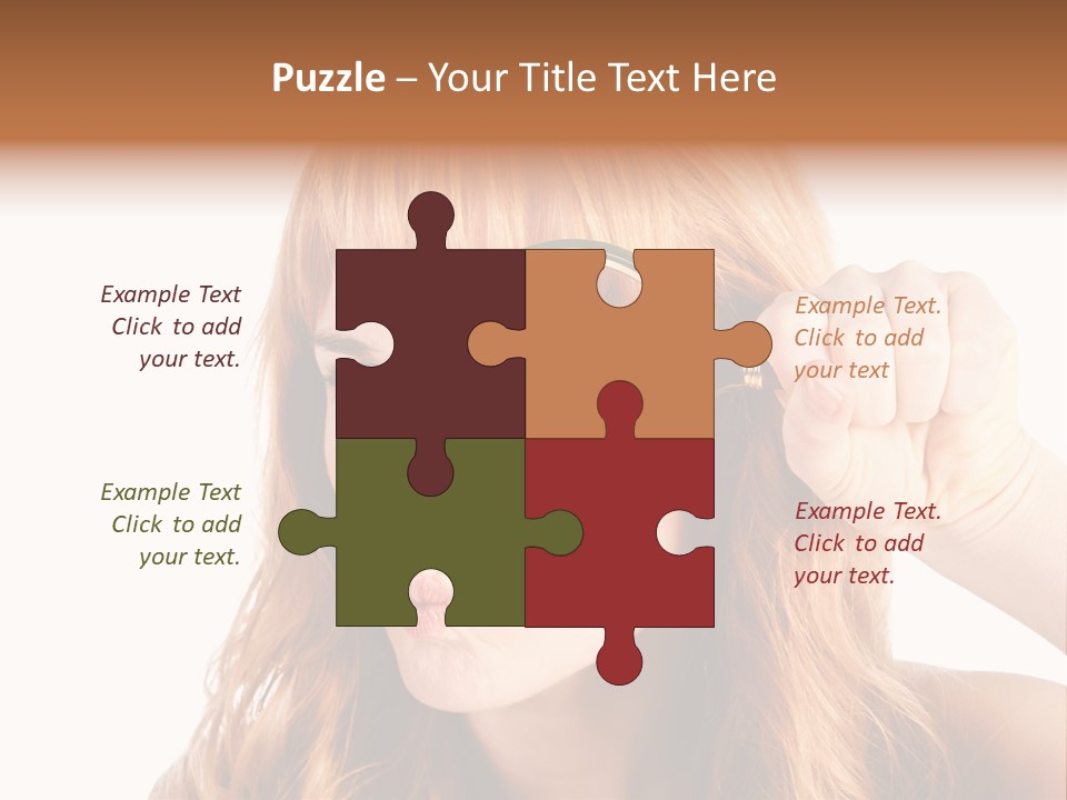 Spy Magnifying Shot PowerPoint Template