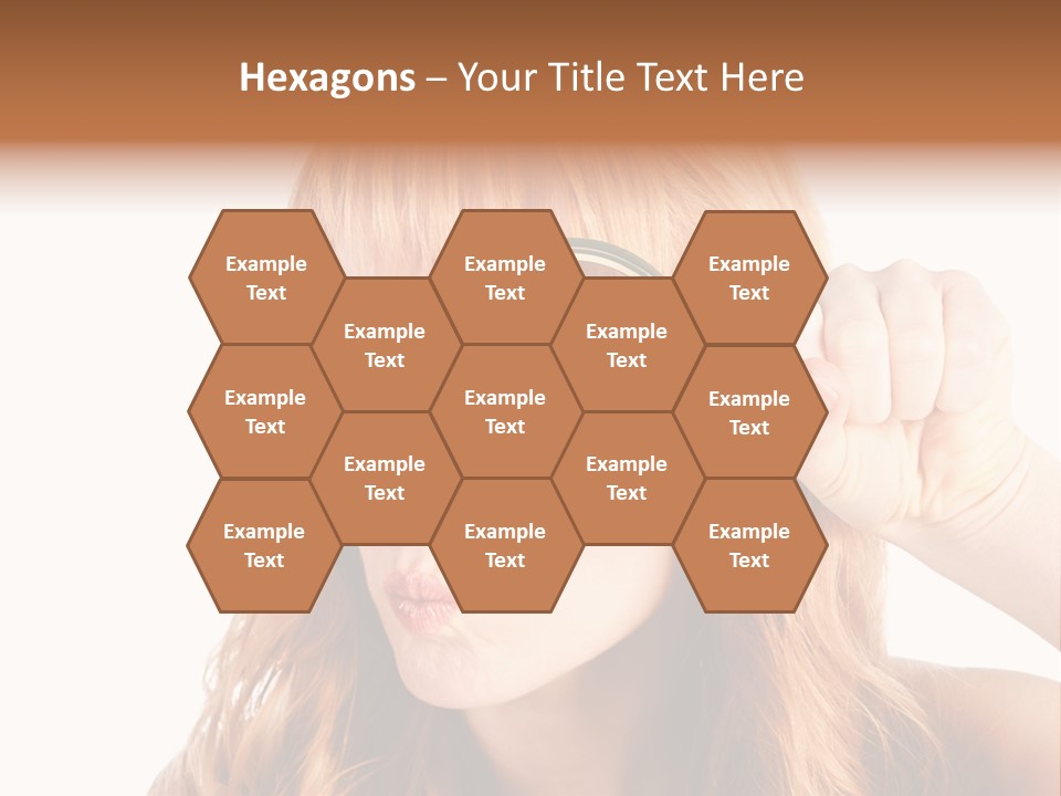 Spy Magnifying Shot PowerPoint Template