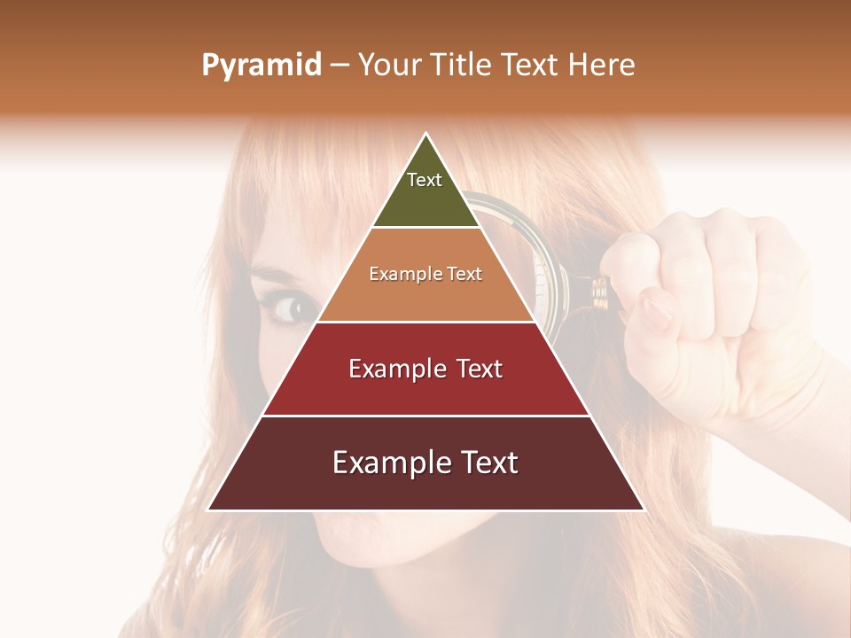 Spy Magnifying Shot PowerPoint Template