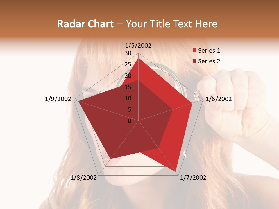 Spy Magnifying Shot PowerPoint Template