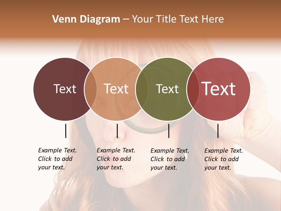 Spy Magnifying Shot PowerPoint Template
