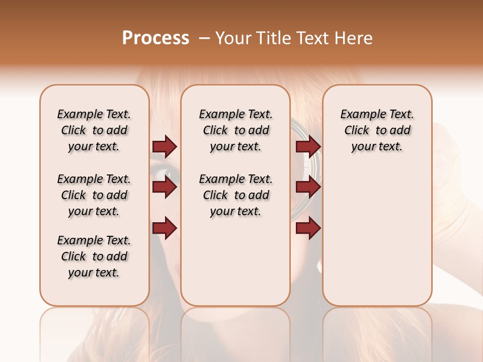 Spy Magnifying Shot PowerPoint Template